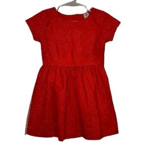 Carter’s Red Sparkly Tulle Dress